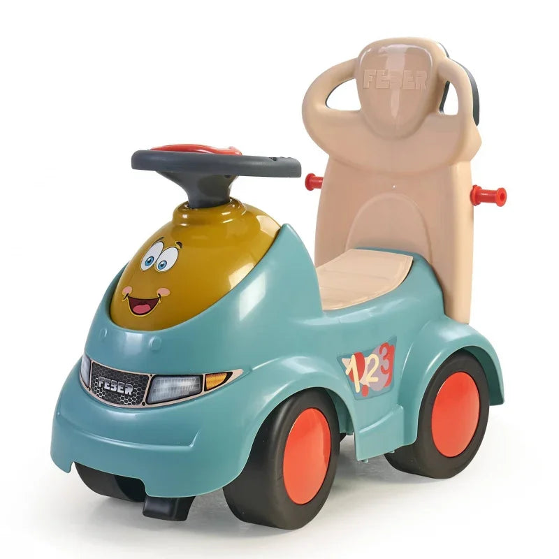 Jeździk FEBER pchacz bujak 5w1 kreatywna zabawa dla maluchów  - zabawki-dla-dziewczynki