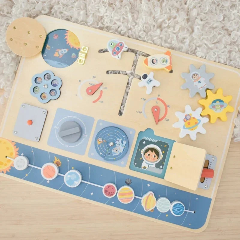 TOOKY TOY Astronauta Statek Kosmiczny tablica edukacyjna dla dzieci - zabawki-dla-dziewczynki
