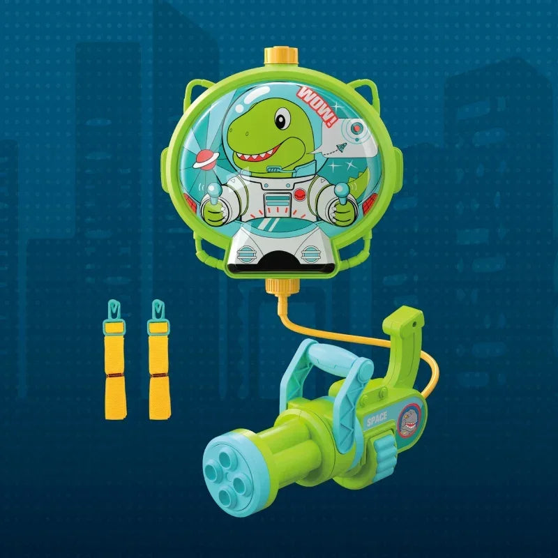 Pistolet wodny WOOPIE z plecakiem Dino dla dzieci  - zabawki-dla-dziewczynki