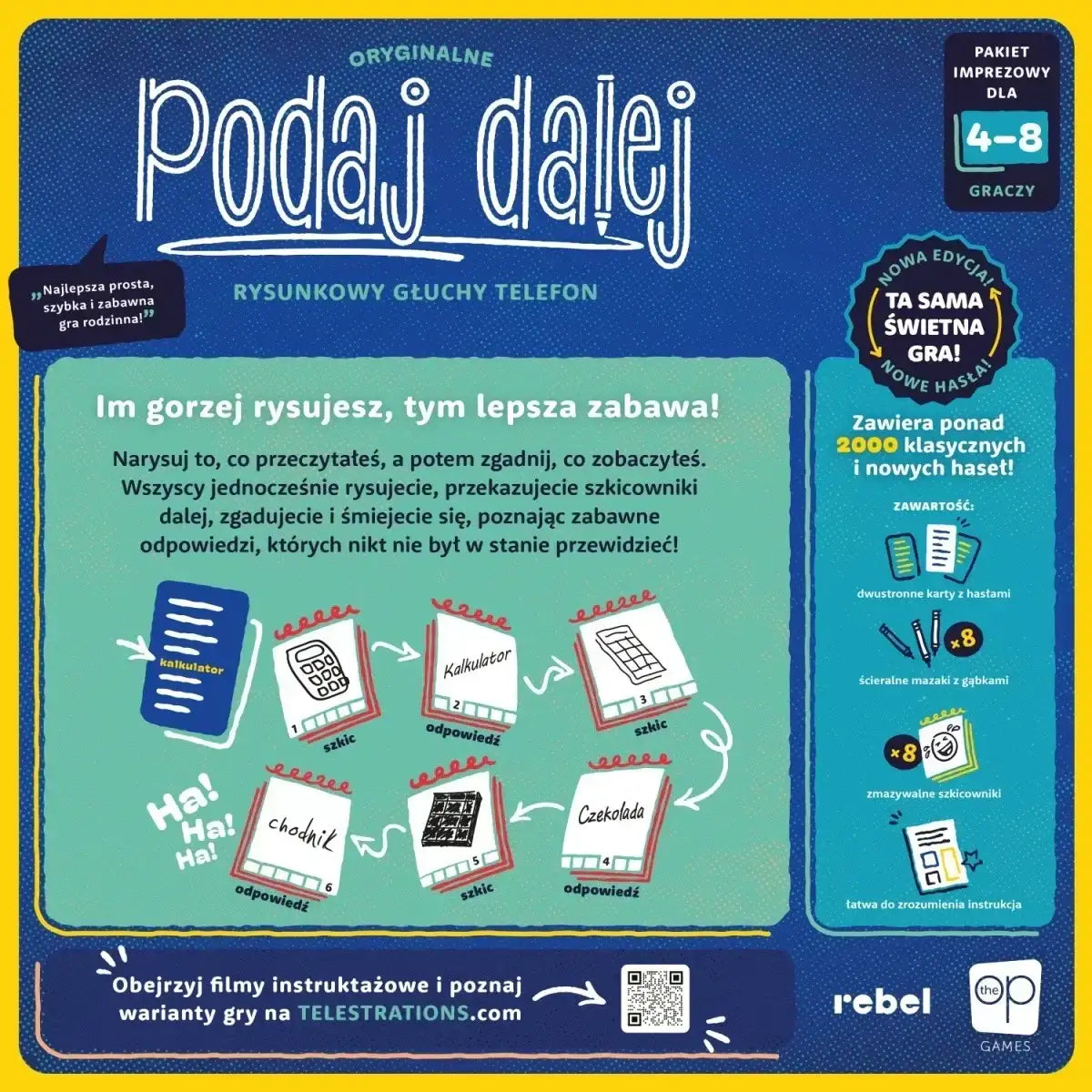 Gra imprezowa Podaj dalej Druga edycja idealna na spotkania z przyjaciółmi - zabawki-dla-dziewczynki