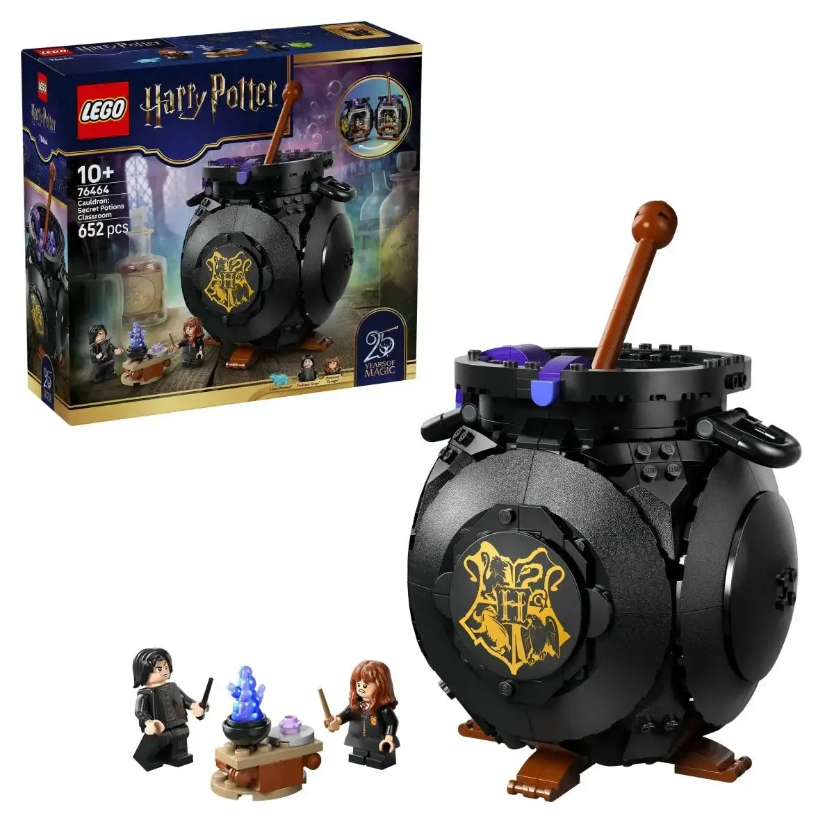LEGO Harry Potter 76464 Kociołek Sekretna sala zajęć z eliksirów zabawa dla dzieci - zabawki-dla-dziewczynki