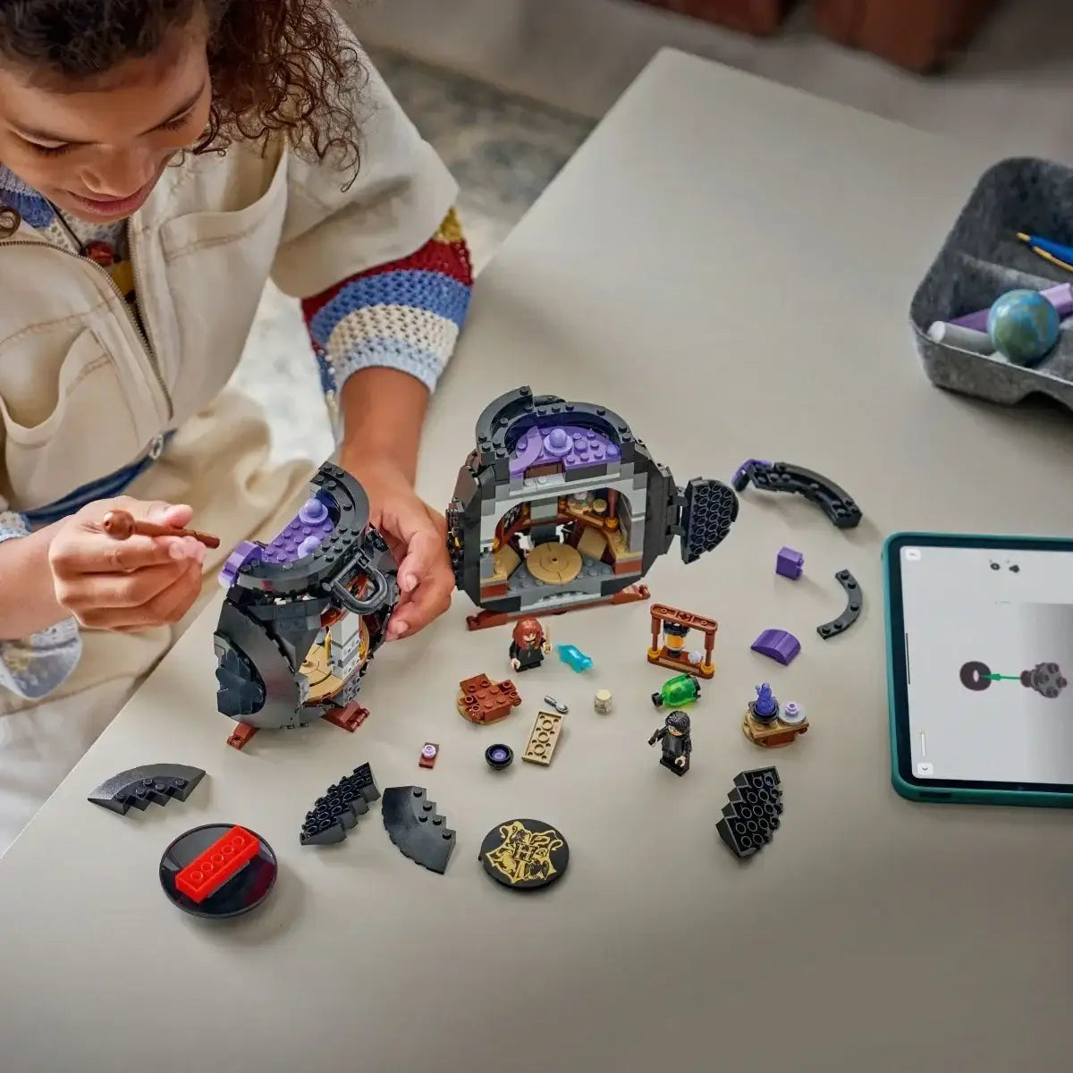 LEGO 76464 Harry Potter sala zajęć z eliksirów edukacyjna zabawa  - zabawki-dla-dziewczynki
