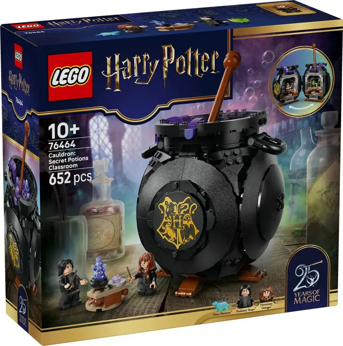 Zestaw LEGO Harry Potter kociołek do eliksirów, kreatywna zabawka dla dzieci 10+  - zabawki-dla-dziewczynki
