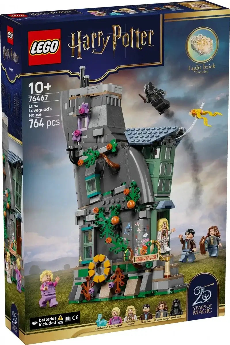 LEGO 76467 Harry Potter Dom Luny Lovegood kreatywna zabawa - zabawki-dla-dziewczynki