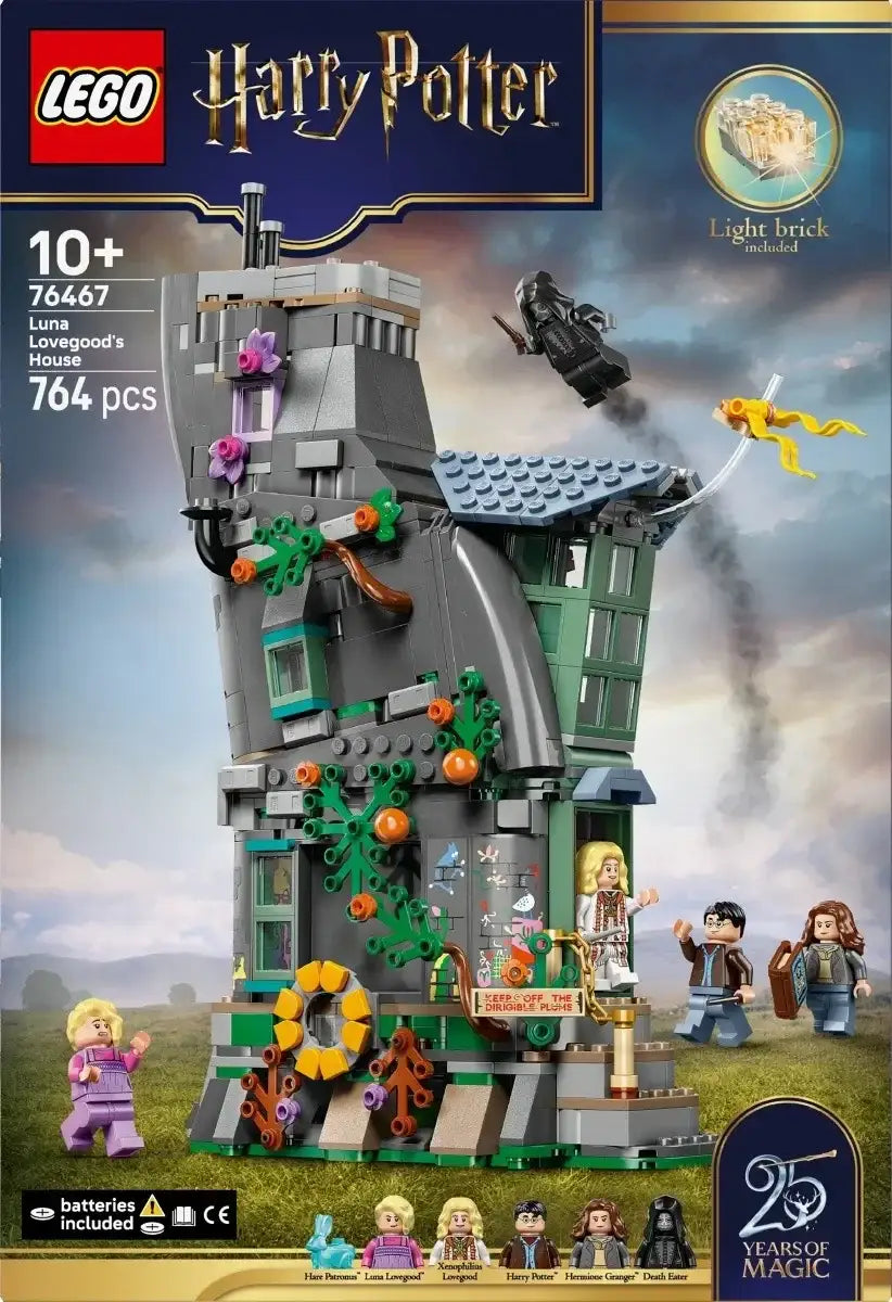 LEGO Harry Potter 76467 Dom Luny Lovegood zestaw klocków dla dzieci - zabawki-dla-dziewczynki