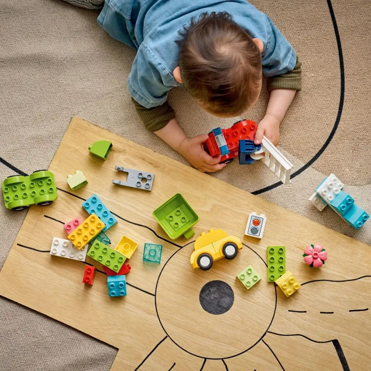 LEGO DUPLO 10474 kolorowe kreatywne pojazdy dla maluchów - zabawki-dla-dziewczynki