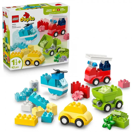 LEGO Klocki DUPLO 10474 Kreatywne pojazdy dla dzieci - zabawki-dla-dziewczynki
