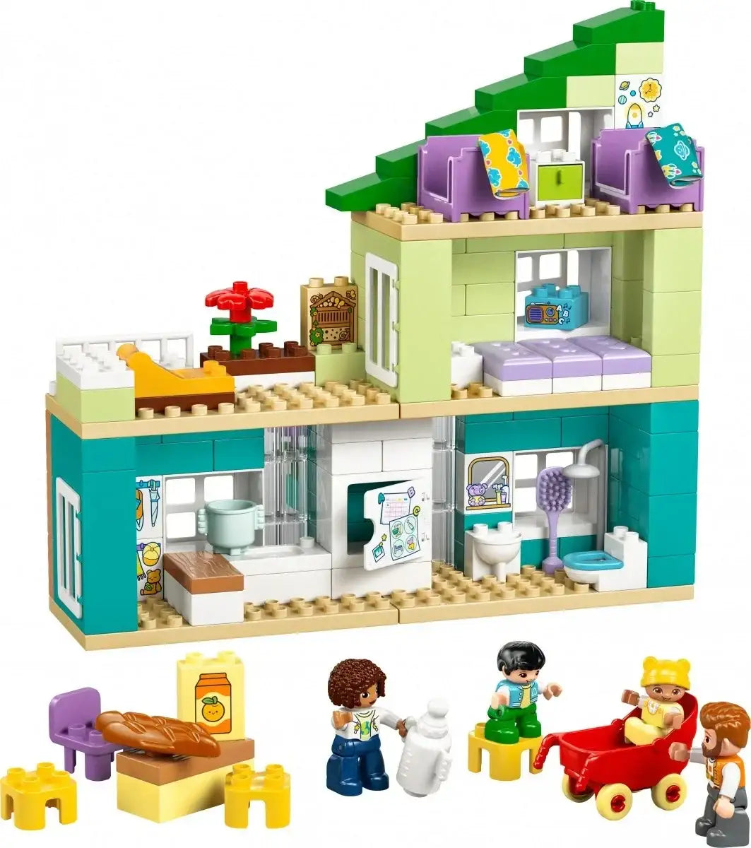 LEGO DUPLO 10470 Nowoczesny dom rodzinny 3 w 1 figurki i klocki - zabawki-dla-dziewczynki