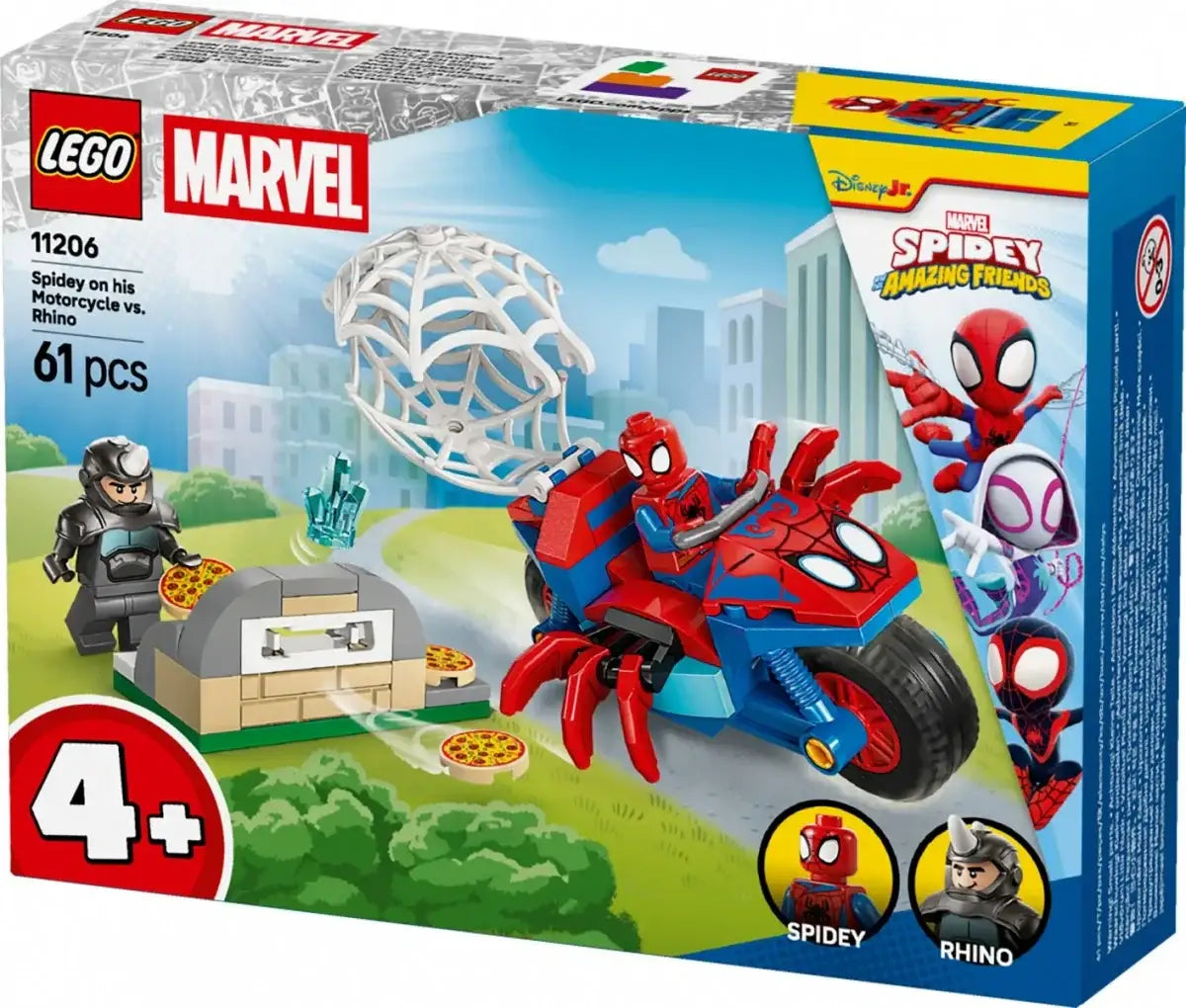 LEGO 11206 SPIDEY Spidey kontra Rhino kreatywna zabawa dla dzieci - zabawki-dla-dziewczynki