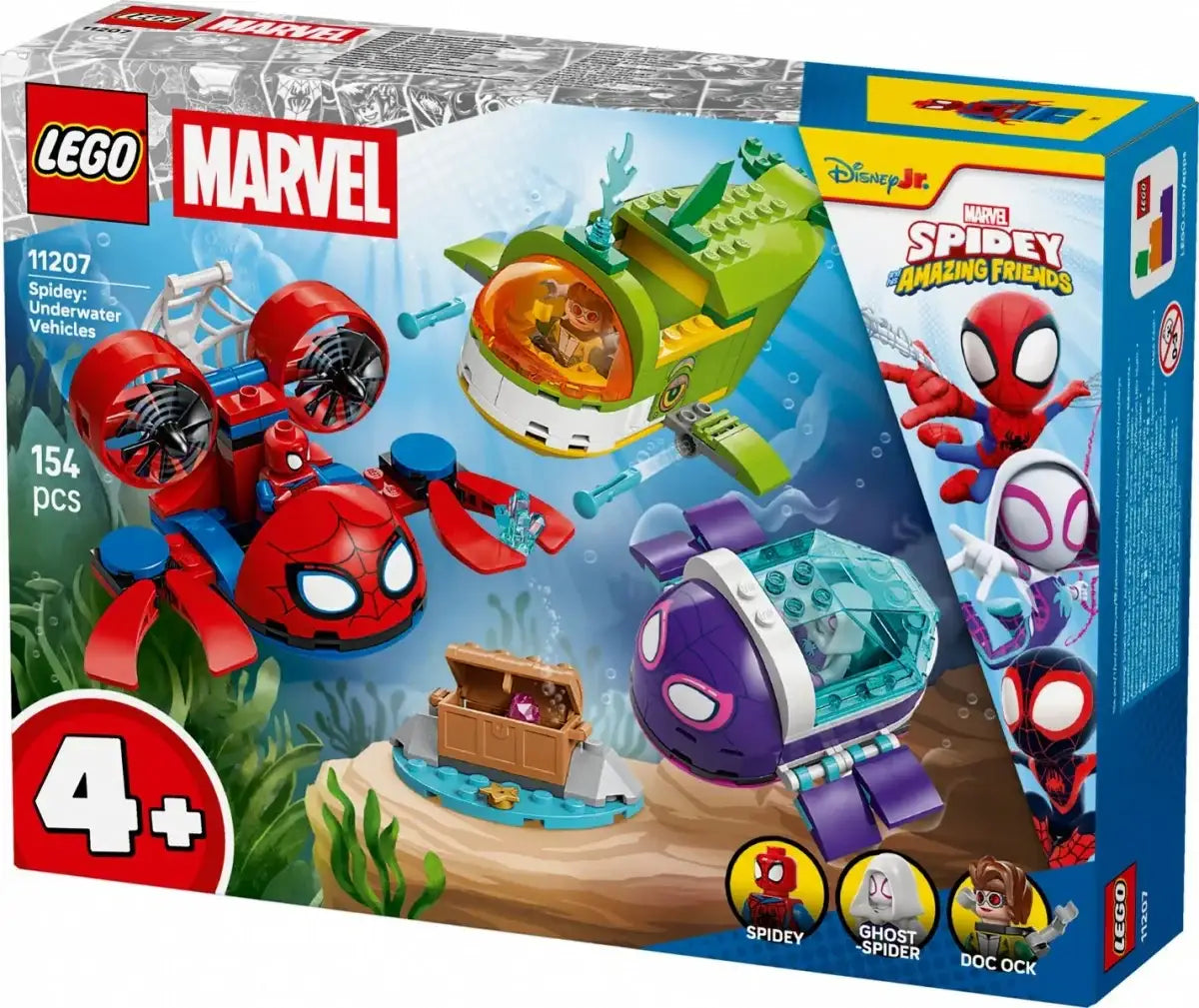 LEGO SPIDEY 11207 Spidey podwodne pojazdy zestaw klocków dla dzieci - zabawki-dla-dziewczynki