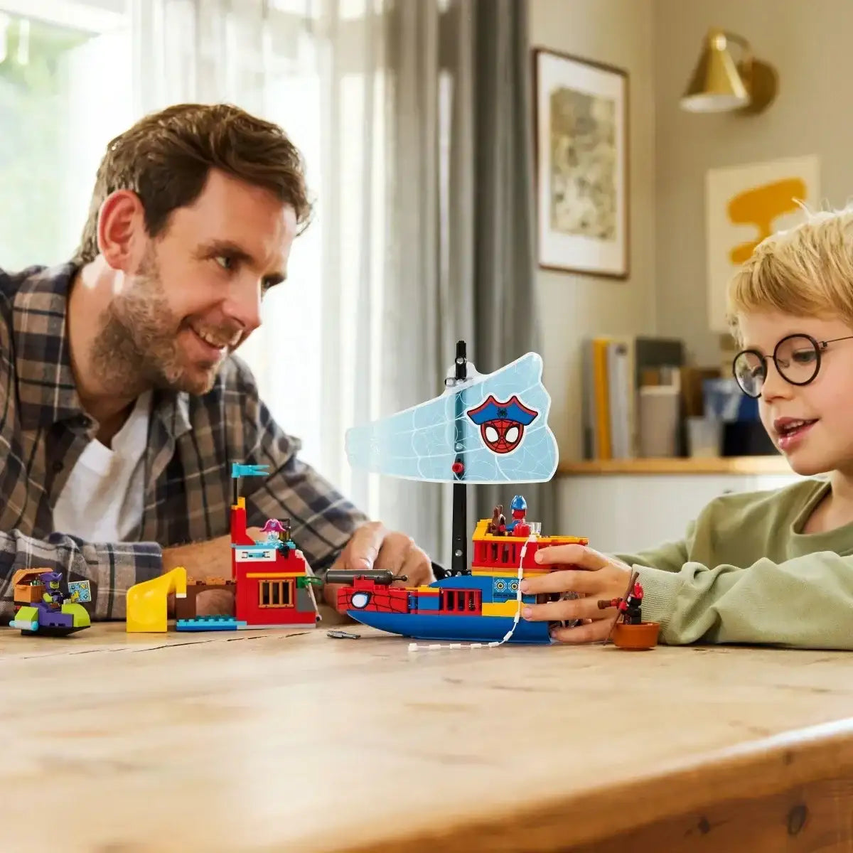 LEGO SPIDEY 11208 Statek piracki drużyny Spideyego edukacyjny zestaw klocków - zabawki-dla-dziewczynki