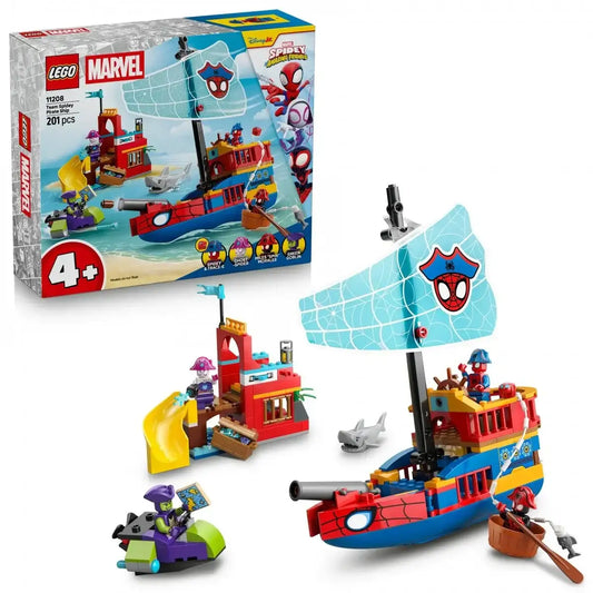 LEGO Klocki SPIDEY 11208 Statek piracki drużyny Spideyego - zabawki-dla-dziewczynki