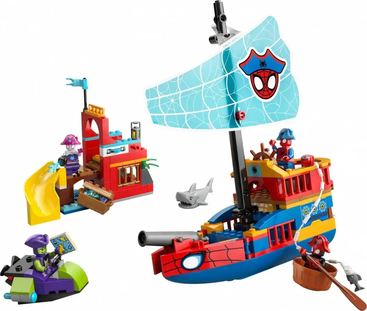 LEGO SPIDEY 11208 Statek piracki Spideyego figurki i klocki - zabawki-dla-dziewczynki