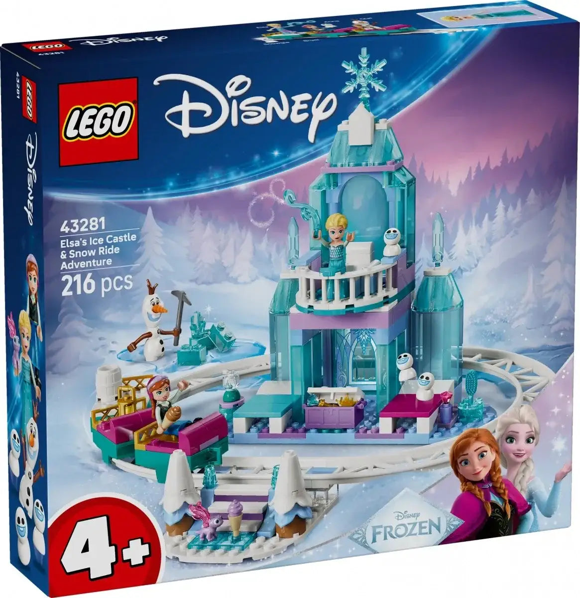 LEGO Klocki Disney 43281 zimowa przygoda Elzy i Śnieżna przejażdżka - zabawki-dla-dziewczynki