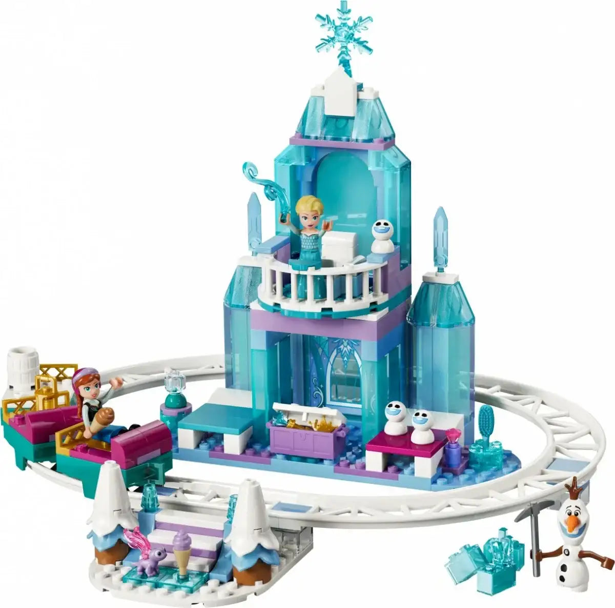 Lodowy zamek Elzy LEGO Disney 43281 zestaw kreatywny dla dzieci - zabawki-dla-dziewczynki
