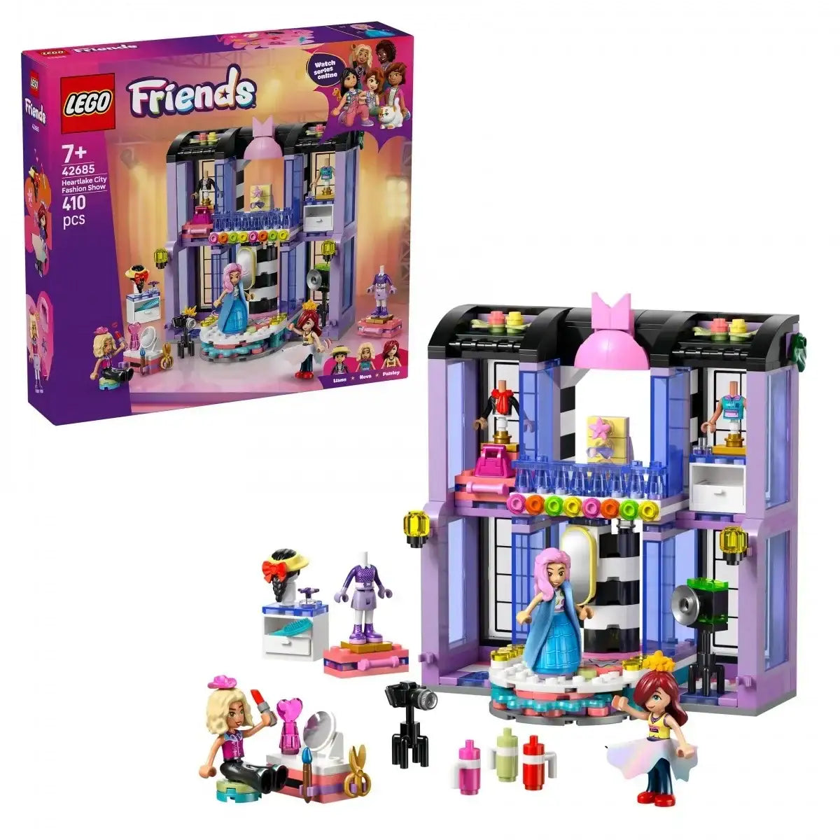 LEGO Friends 42685 Pokaz mody w mieście Heartlake - zabawki-dla-dziewczynki