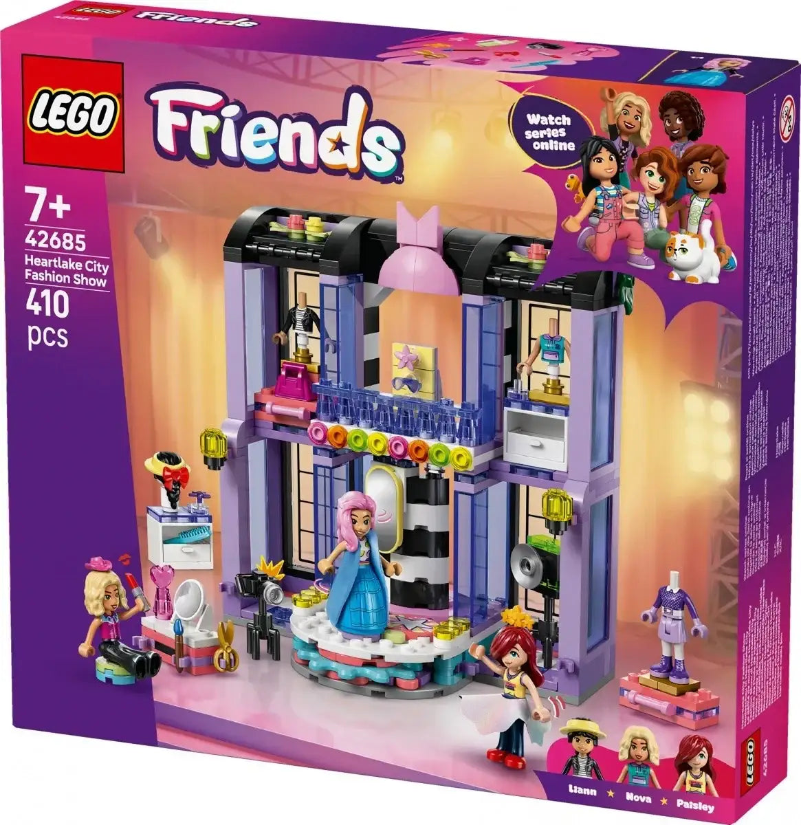 LEGO 42685 Friends Pokaz mody Heartlake kreatywna zabawa - zabawki-dla-dziewczynki