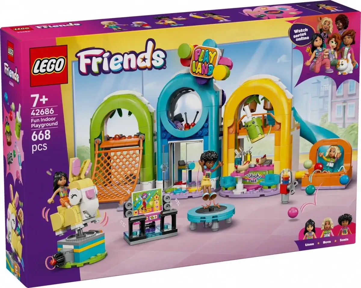 Zestaw LEGO Friends plac zabaw dla dziewczynki, kolorowe klocki, zabawki kreatywne - zabawki-dla-dziewczynki