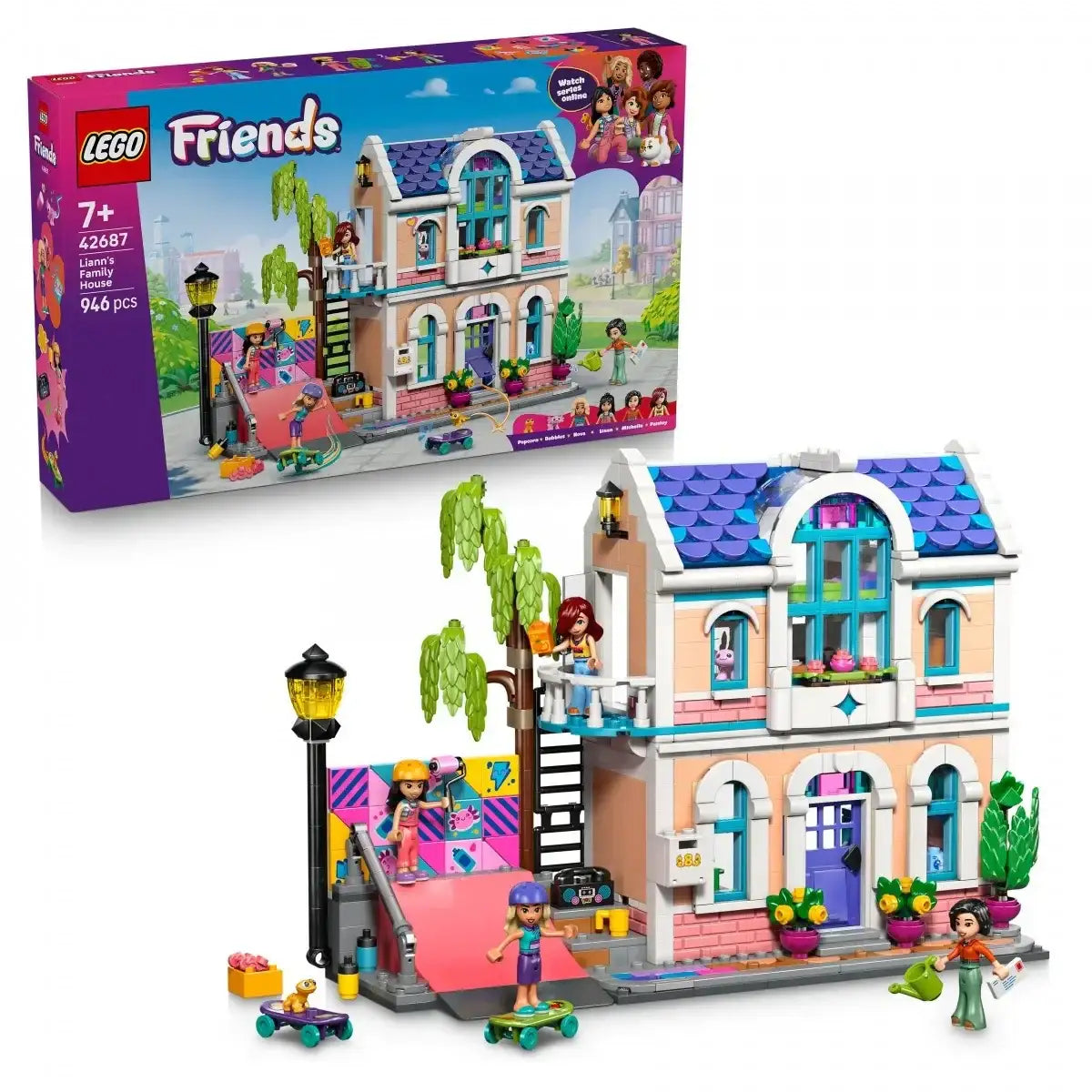 LEGO Friends 42687 Dom rodzinny Liann - zabawki-dla-dziewczynki