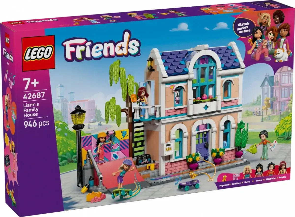 LEGO 42687 Friends Dom rodzinny Liann kreatywna zabawa - zabawki-dla-dziewczynki