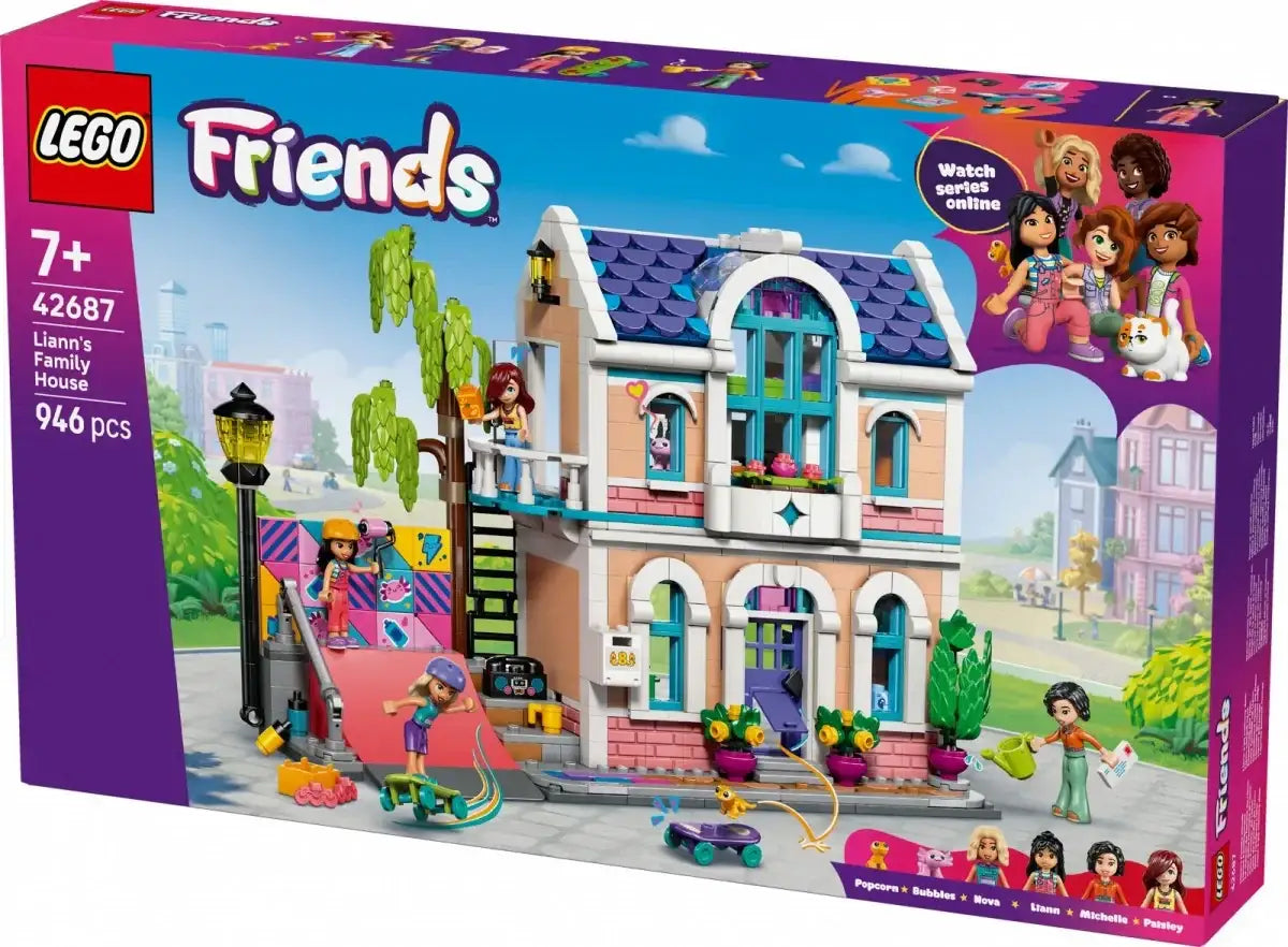 LEGO Friends 42687 Dom rodzinny Liann zestaw klocków dla dzieci - zabawki-dla-dziewczynki