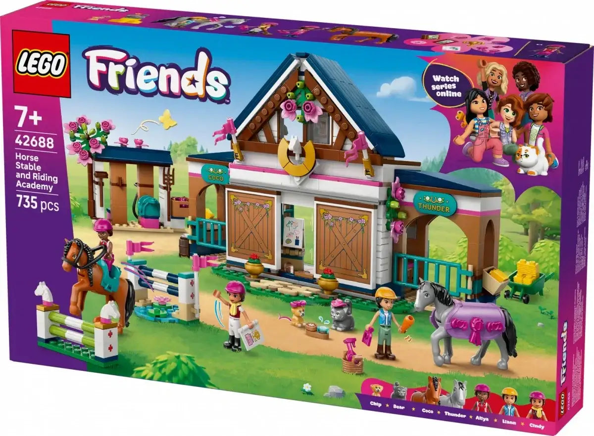 Klocki LEGO Friends 42688 stadnina dla dzieci - zabawki-dla-dziewczynki