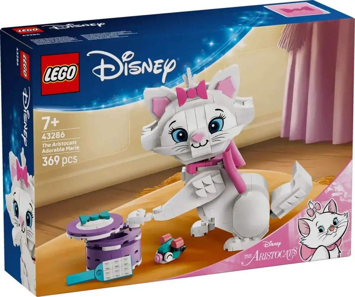 LEGO 43286 Urocza Marie Disney figurka i elementy do kolekcjonowania - zabawki-dla-dziewczynki