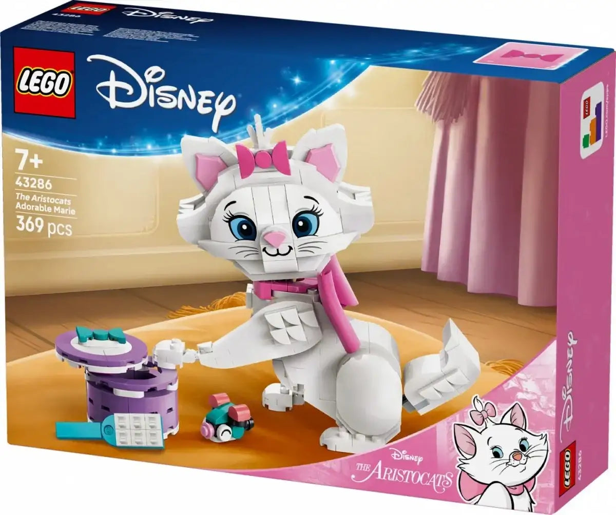 LEGO 43286 Urocza Marie zestaw Disney rozwijający kreatywność dziecka - zabawki-dla-dziewczynki