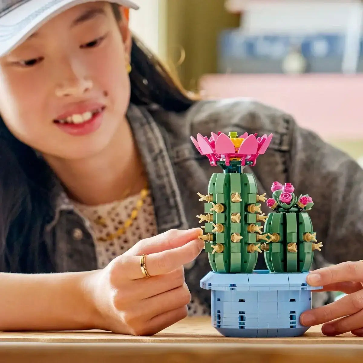 LEGO Botanicals 11509 Kwitnący kaktus dla dzieci od 9 lat  - zabawki-dla-dziewczynki