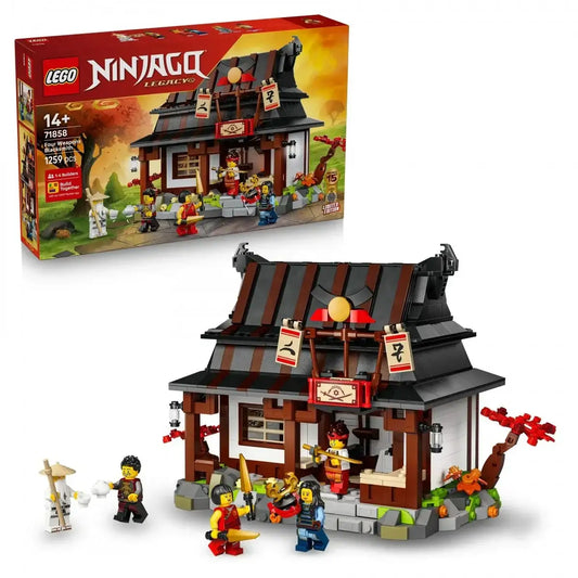 LEGO Ninjago 71858 Kuźnia Czterech Broni 15-lecie zestaw
