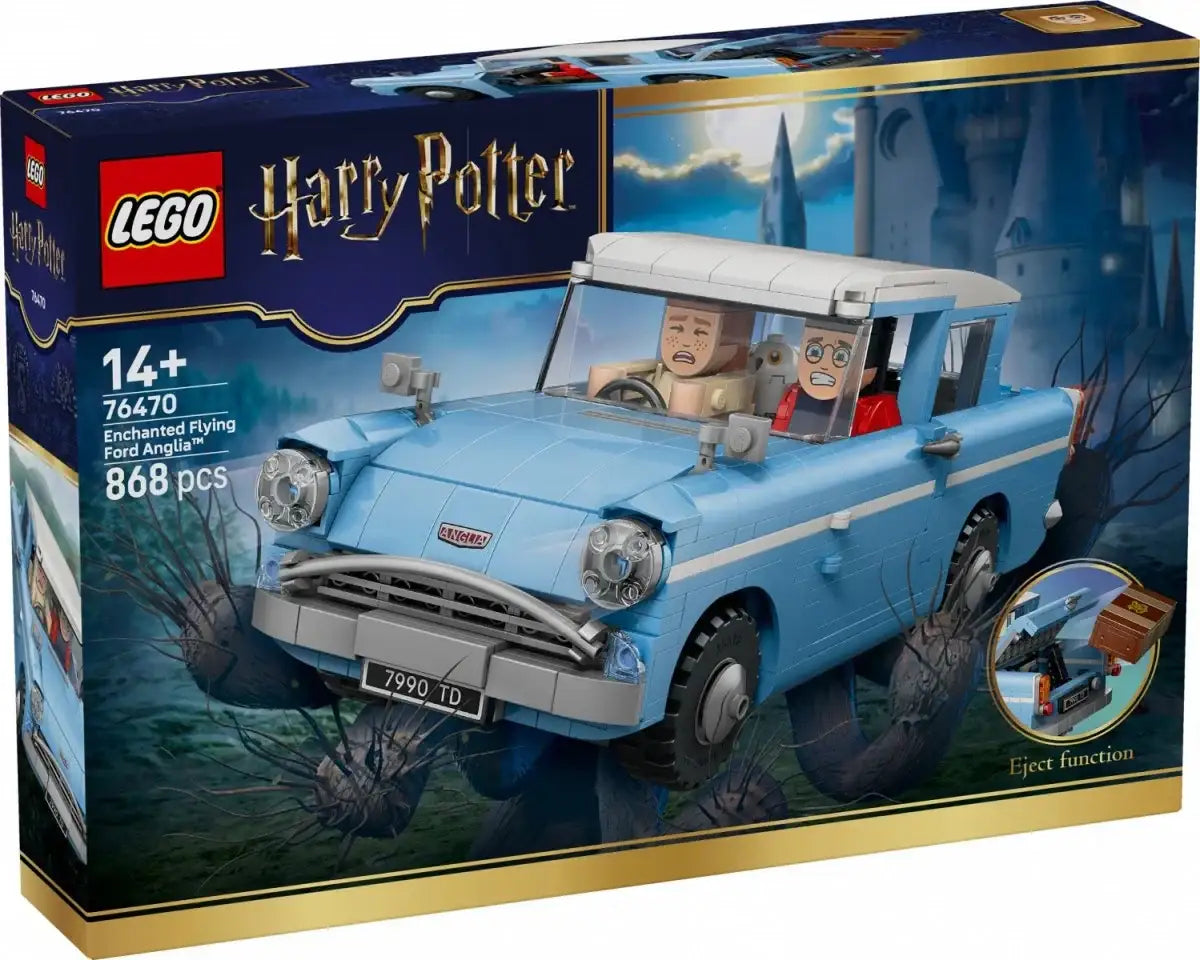 Zestaw LEGO Harry Potter, latający samochód Ford Anglia, zabawka kreatywna dla dzieci - zabawki-dla-dziewczynki