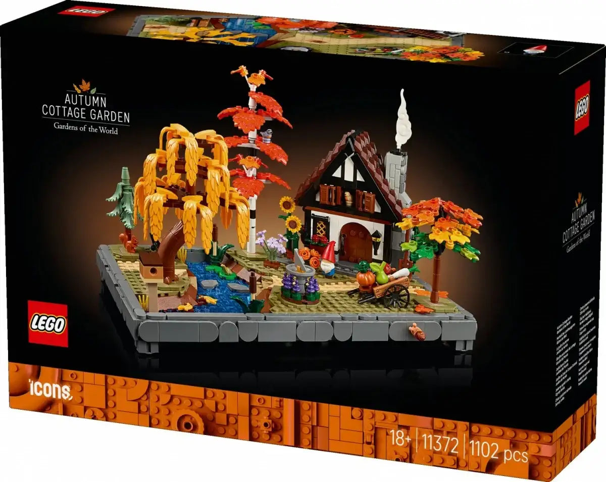 LEGO Icons 11372 ogród z chatką do budowania i zabawy - zabawki-dla-dziewczynki