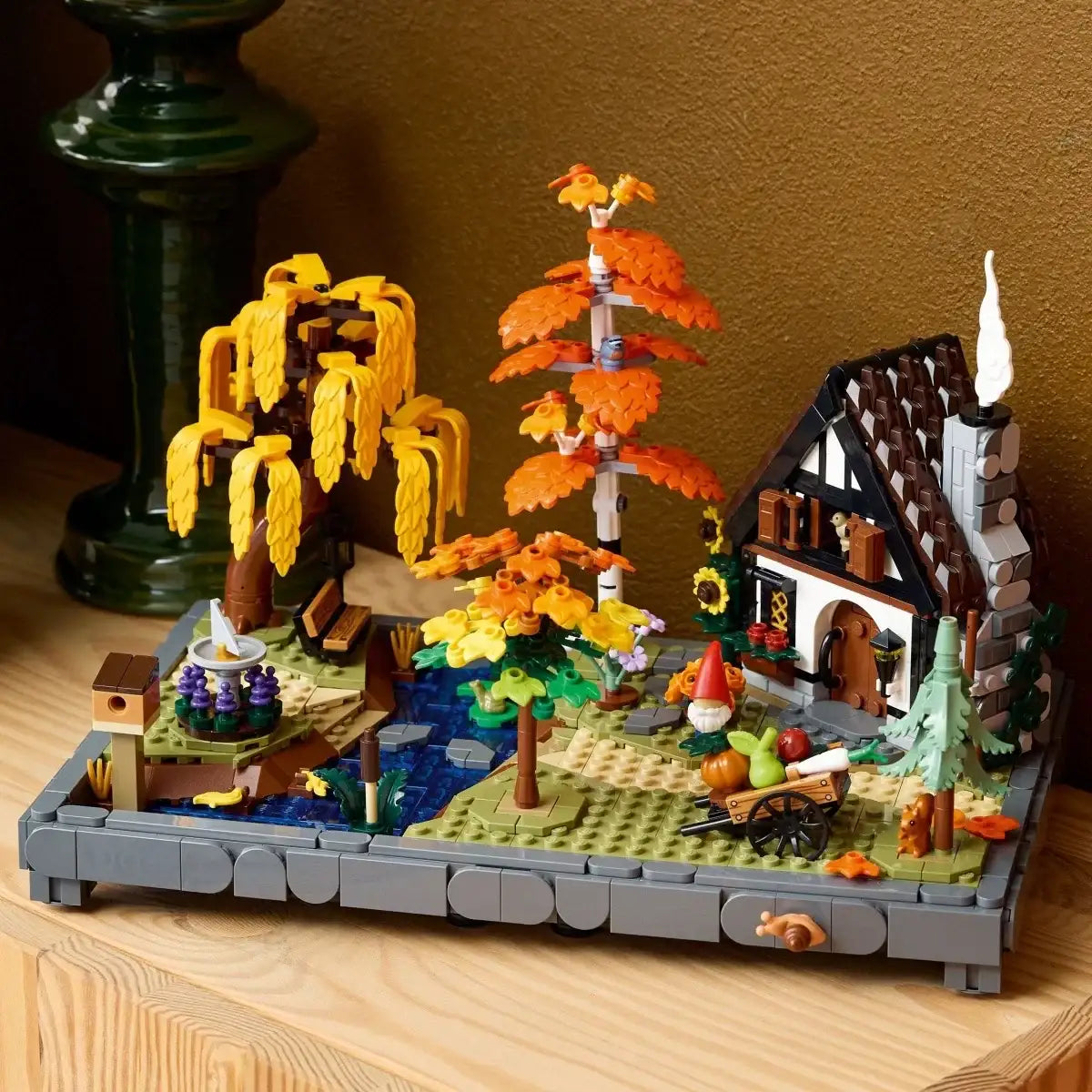 Zestaw LEGO Klocki Icons 11372 Jesienny ogród kreatywna zabawa - zabawki-dla-dziewczynki