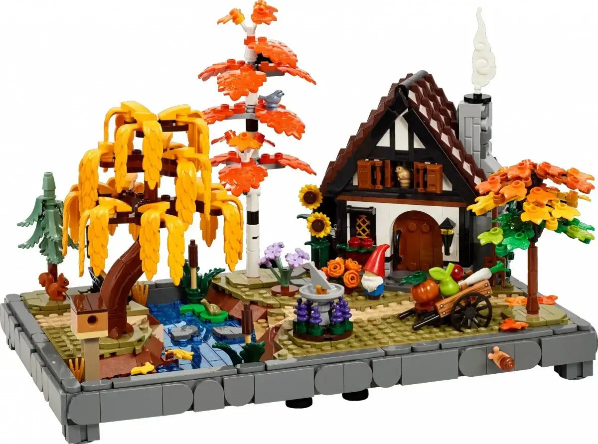 LEGO 11372 Icons Jesienny ogród z chatką zestaw konstrukcyjny - zabawki-dla-dziewczynki