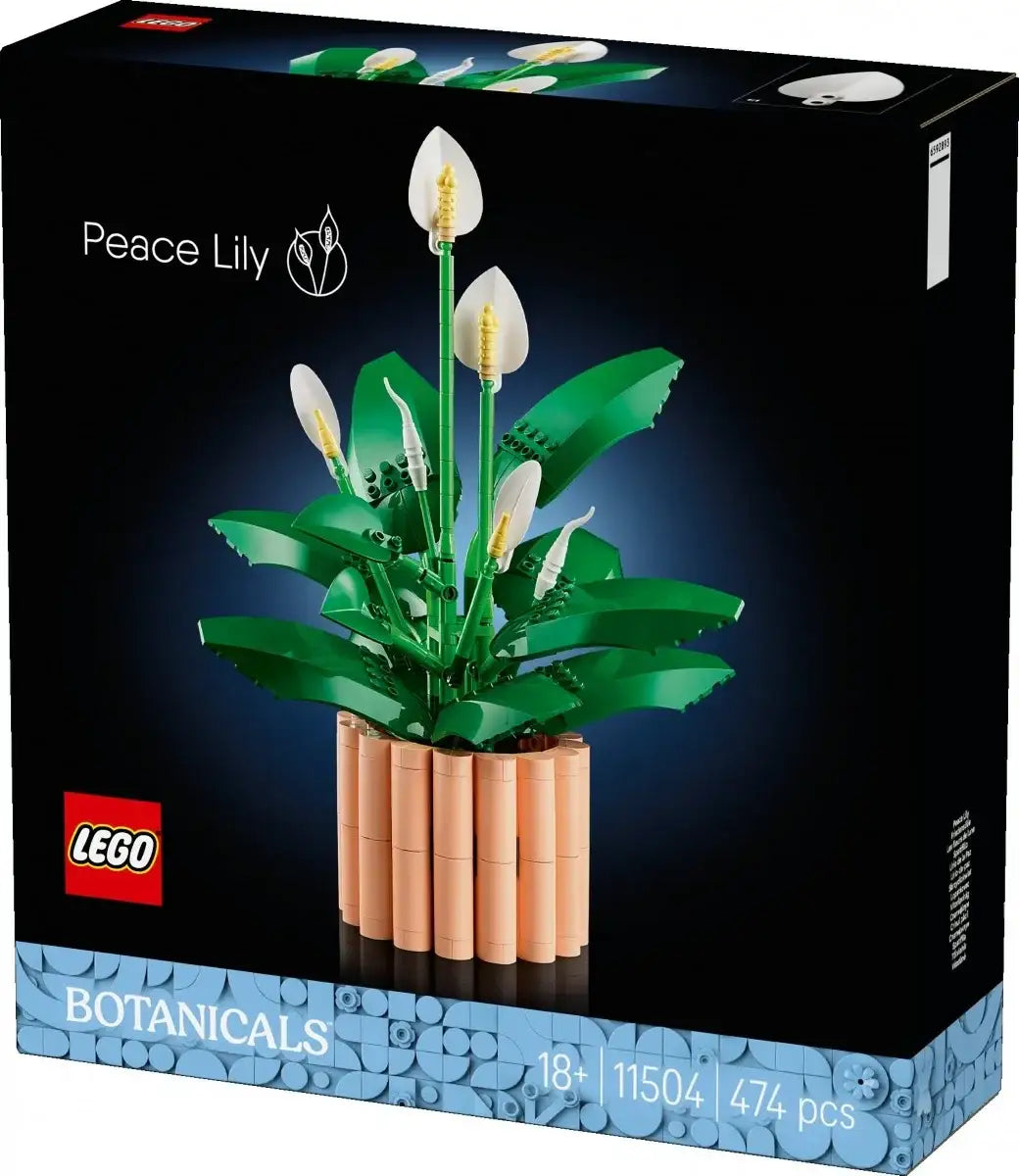 Zestaw LEGO Botaniczne kwiaty Spathiphyllum, zabawka kreatywna dla dziewczynki - zabawki-dla-dziewczynki