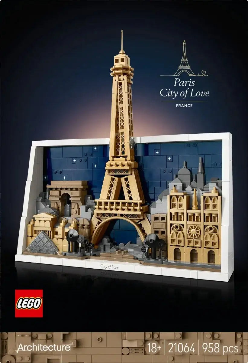 LEGO Architecture 21064 zabytki Paryża klocki - zabawki-dla-dziewczynki