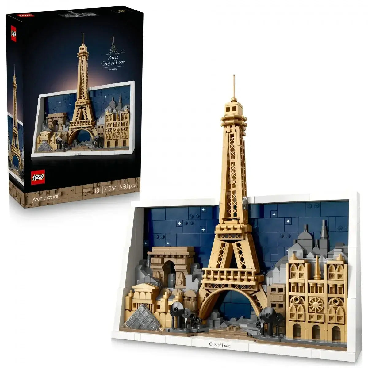 LEGO Architecture 21064 Paryż miasto miłości zestaw - zabawki-dla-dziewczynki