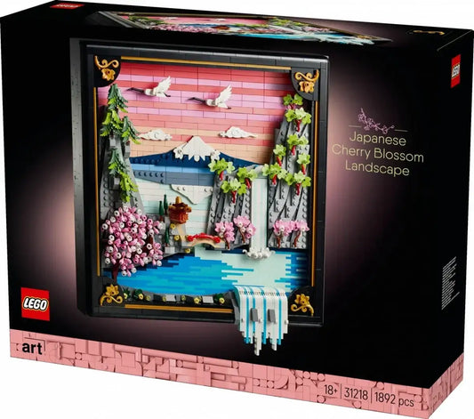 LEGO ART 31218 Japoński krajobraz z kwitnącą wiśnią - zabawki-dla-dziewczynki