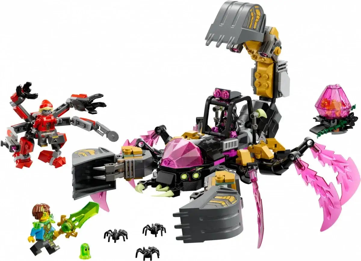 Zestaw LEGO DREAMZzz 71513 skorpionowa koparka kreatywna zabawa - zabawki-dla-dziewczynki