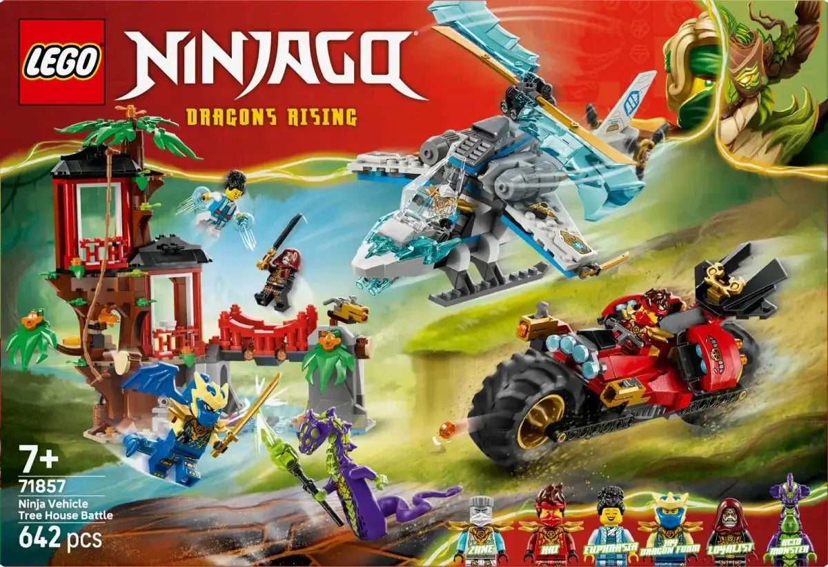 LEGO Ninjago domek na drzewie scena akcji