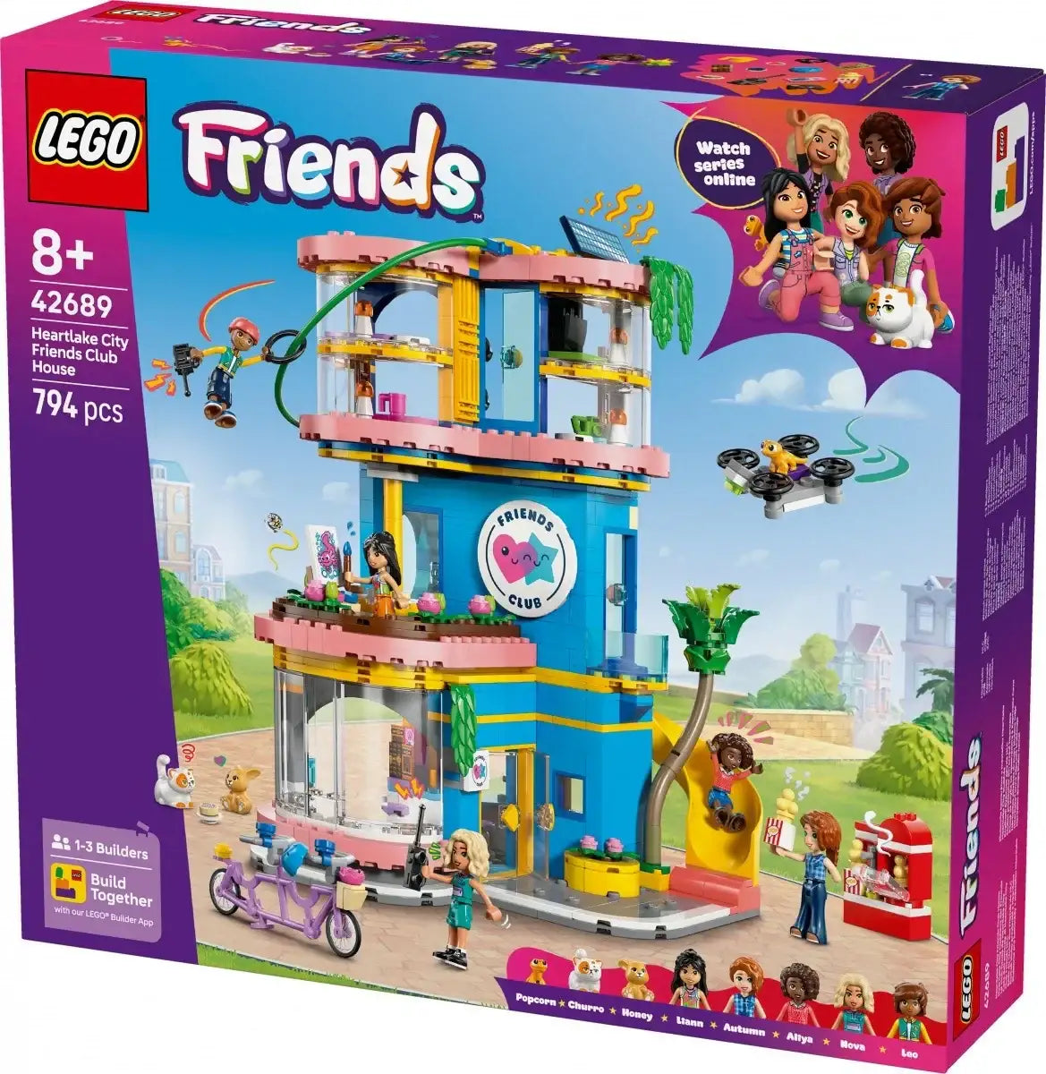 LEGO Friends 42689 domek w Heartlake zestaw klocków dla dzieci - zabawki-dla-dziewczynki