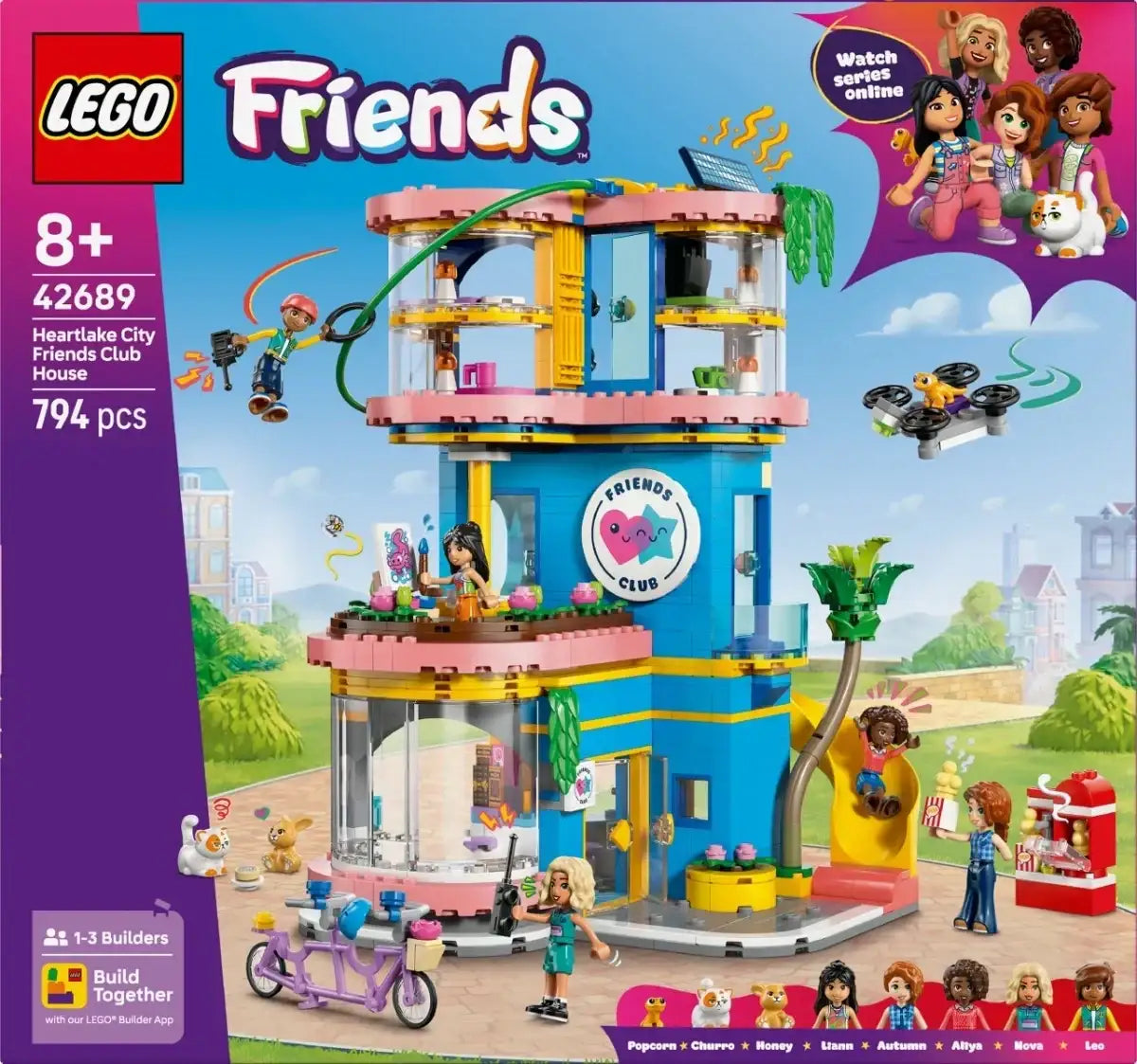 Zabawka LEGO Friends 42689 domek klubu przyjaciół kreatywna zabawa - zabawki-dla-dziewczynki