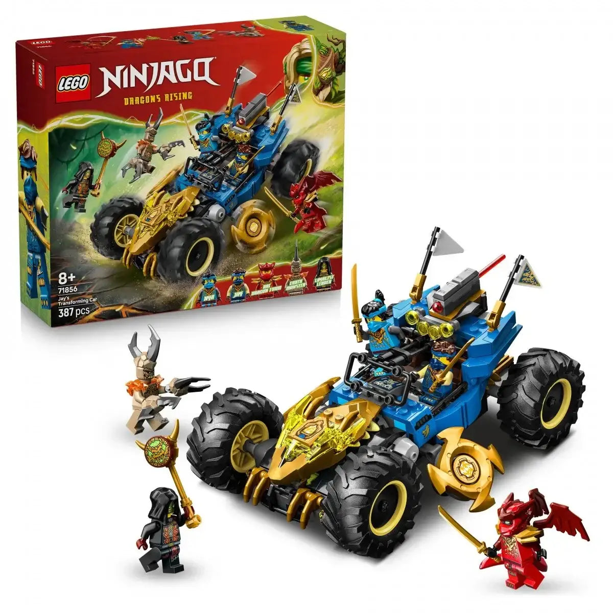 LEGO Ninjago 71856 wielofunkcyjny samochód Jaya zestaw akcji