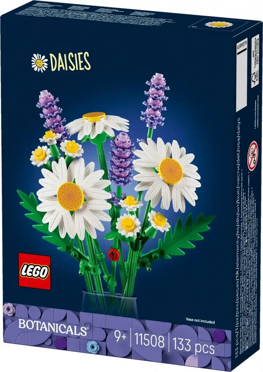 LEGO Klocki Botanicals 11508 Stokrotki zestaw kreatywny - zabawki-dla-dziewczynki 
