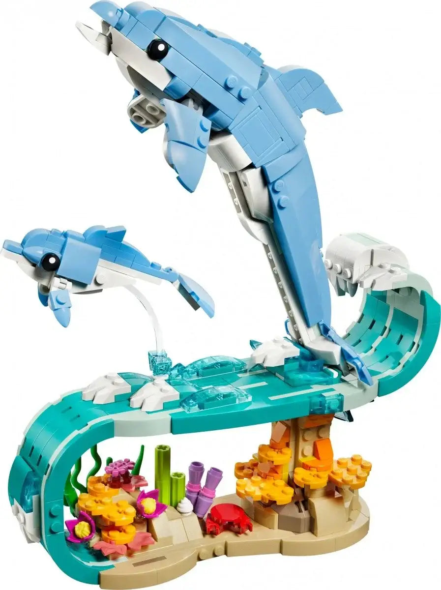 LEGO 31385 Zwierzęta morskie piękny delfin zestaw rozwijający kreatywność - zabawki-dla-dziewczynki