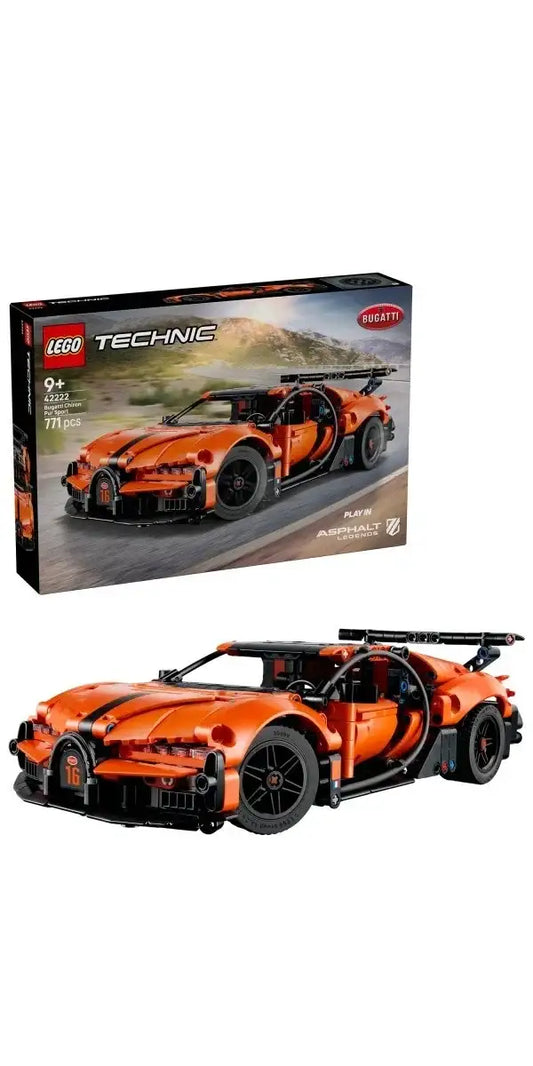 LEGO Technic 42222 Hipersamochód Bugatti Chiron Pur Sport zestaw konstrukcyjny dla dzieci- zabawki-dla-dziewczynki
