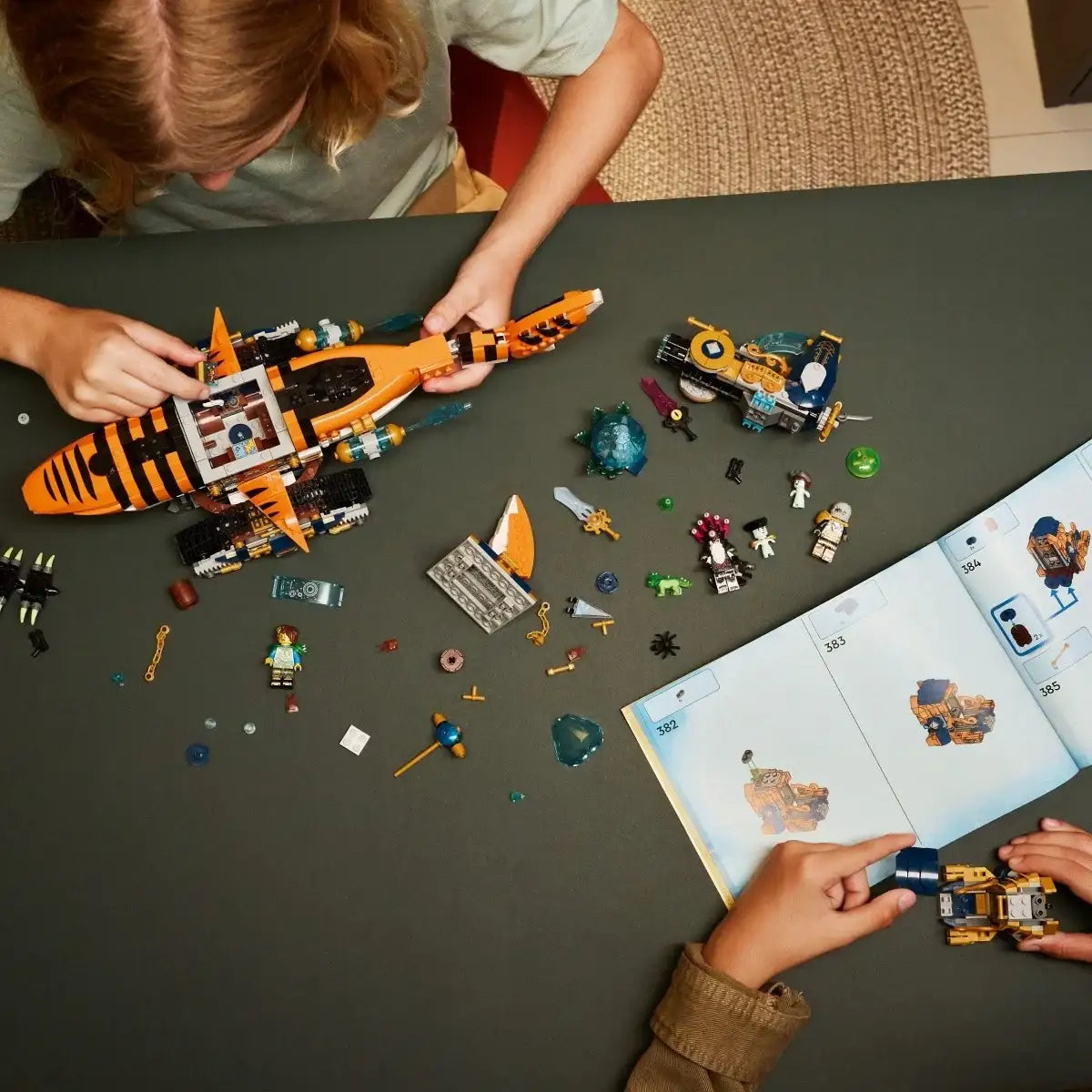 LEGO DREAMZzz 71515 model Rekinoczołg tygrysi do zabawy i kolekcjonowania - zabawki-dla-dziewczynki