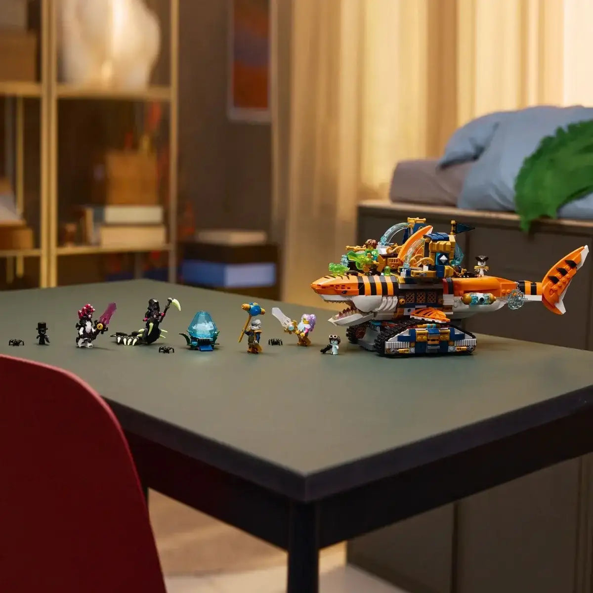 LEGO 71515 Rekinoczołg tygrysi DREAMZzz kreatywna zabawa dla dzieci 5+ - zabawki-dla-dziewczynki