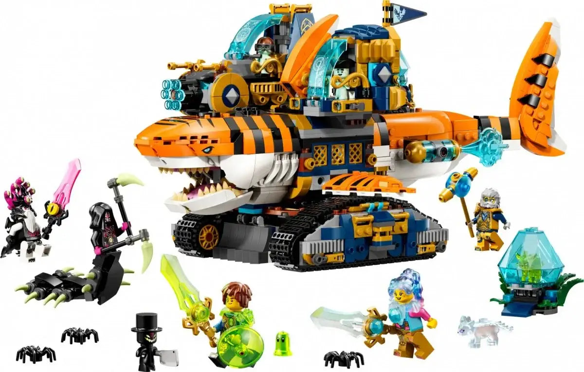 LEGO 71515 Rekinoczołg tygrysi DREAMZzz zestaw rozwijający wyobraźnię dziecka- zabawki-dla-dziewczynki