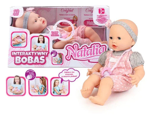 Lalka Natalia Bobas mimiczny 41 cm Artyk